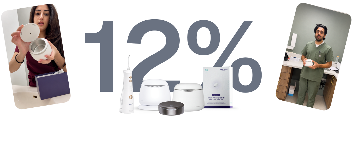 Gane un 12 % de comisión compartida Sonic Dental productos con su audiencia